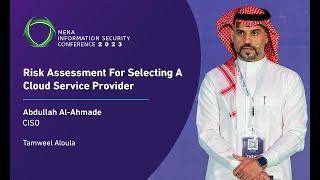 15. Risk Assessment For Selecting A Cloud Service Provider