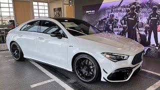 2023 AMG CLA 45 Coupe In Digital White Metallic