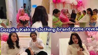 Deepika Kakkar clothing brand name reveal।dipika kakar new vlog। saba Ibrahim new vlog today