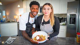 HOW TO Make The BEST Loaded Potatoes| "Cooking With Us"