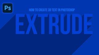 Photoshop Tutorial | How to Create 3D Text and  Long Shadow Effect