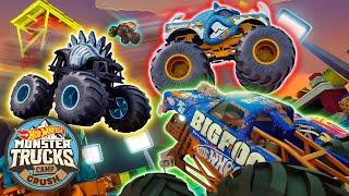 Rhinomite and Motorsaurus Join the Hot Wheels Monster Trucks for the Champions Cup!