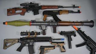 RPG-7 Rocket Launcher Toy Gun Airsoft AK47 - HK416 Sniper Rifle Ver - SVD -  Toy Guns Collection