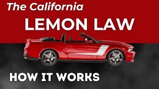 How Does California Lemon Law Work