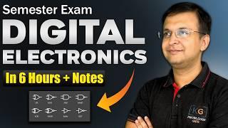 Complete DE Digital Electronics in one shot | Semester Exam | Hindi