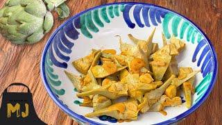 Artichokes with garlic