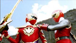 Ninja Storm Team Up! | Power Rangers Dino Thunder | Power Rangers Official