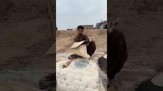 Making beggest roti #viral #villagelife #morningroutine