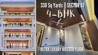 Luxurious 4bhk Builder Floor In Sector 57 Gurgaon: Tour Of The White House