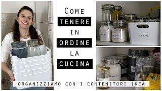 Organizzare la cucina/Come riordinare le dispense di cibo e tenere in ordine la cucina