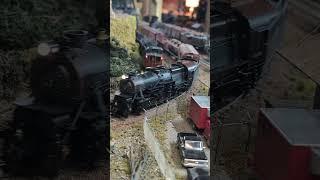 Steaming Out Of Justin Junction #hoscale #modeltrains #prr