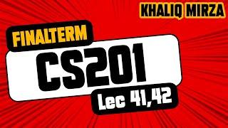 CS201 | Templates | Lesson No. 41 and  42 | SHORT LECTURES | By: Prof. Khaliq Mirza