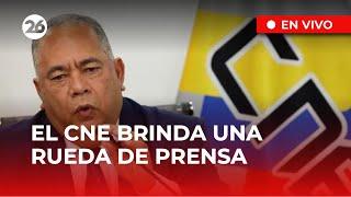  AHORA - VENEZUELA | El CNE ofrece una rueda de prensa sobre las ELECCIONES PRESIDENCIALES