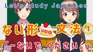 【ない形】ない形を使った文法①「〜ないで ください」(みんなの日本語Lesson17) Vない-form/Please don't../please don't take pictures here.