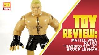 SB Toys: Mattel WWE Retro "Hasbro Style" Brock Lesnar Action Figure Review