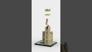 Lego Architecture Big Ben 21013 Build Animation #shorts