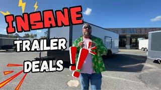  INSANE Trailer Deals You Won't Believe! Enclosed Cargo Trailers & More!  | Renown Cargo Trailers