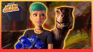 Brooklynn's Perilous Raptor Portrait  Jurassic World: Chaos Theory | Netflix After School