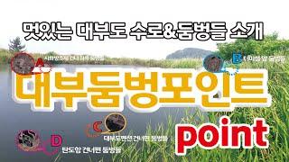 대부도 수로&둠벙포인트 소개[초록사랑]