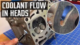 Coolant Flow in Subaru EJ-Series Heads