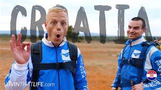 H*LY F#©K!N SH!T!! SKYDIVING ON HVAR ISLAND CROATIA