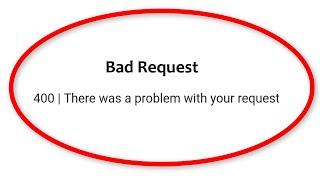 Roblox - Bad Request - 400 || There Was a Problem With Your Request || Windows 10/8/7/8.1 - Fix