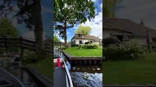 Giethoorn is a village in the province of Overijssel in the Netherlands#shorts