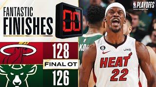 Final 4:54 INSANE OVERTIME ENDING #8 Heat vs #1 Bucks - Game 5 | April 26, 2023