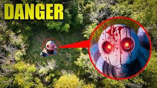 DRONE catches BLOODY WILD ROBOT in REAL LIFE!! (ROZ IS EVIL!)