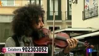 Ara Malikian tocando en la calle - Madrid