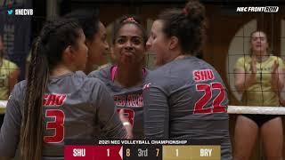 #NECVB: The Sacred Heart Pioneers are NEC Volleyball champs for the 4th time