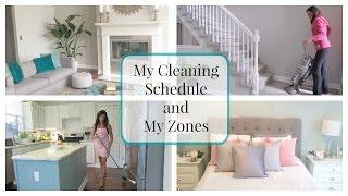 My House Cleaning Schedule and My Zones