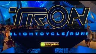 Tron Lightcycle/Run Night Ride POV at Magic Kingdom Walt Disney World