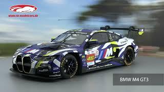 ck-modelcars-video: BMW M4 GT3 Team WRT 24h LeMans 2024 Rossi, AI-Harthy, Martin Minichmaps