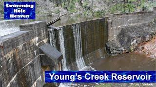 Swimming in Young's Creek Reservoir near Orbost