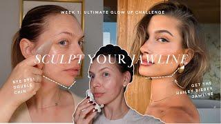 Sculpt Your Jawline & Reduce a Double Chin | Tools & Exercises for a Defined, Slim Face (Week 1)