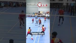 Volleyball  Setter Trick  200 IQ  #volleyball #spike #ceylonvolleyball