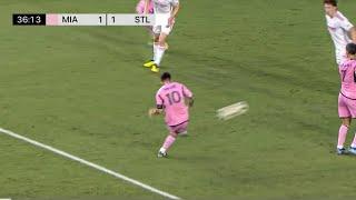 Lionel Messi's crazy Equalizer vs St.louis • 12th MLS GOAL • 2024 • HD