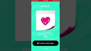 noteit widget - get love notes - full app overview & how to use