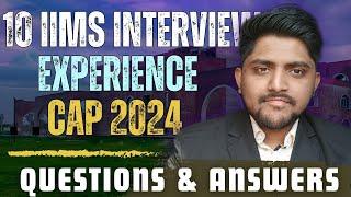 CAP INTERVIEW EXPERIENCE FOR IIMS || CAT EXAM