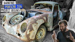 Barn-Find Porsche 356 Project Begins! | 1957 Porsche 356 Restoration | Episode 1