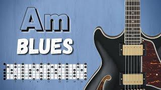 A Minor BLUES - Simple Groove Backing Track