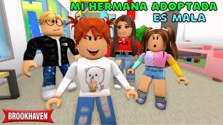 MI HERMANA ADOPTADA ES MALA | Roblox Brookhaven rp |Mini Pelicula - Historia de Roblox