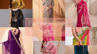 Farewell Saree Look | Farewell Saree Ideas | Link in description #farewellsaree #partysaare #meesho