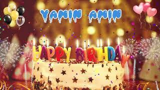 YAMIN AMIN Birthday Song – Happy Birthday Yamin Amin