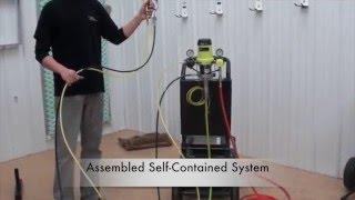 Portable Air Assisted Airless Spray Package