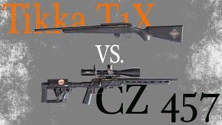 CZ457 vs. Tikka T1X | That Was Close!