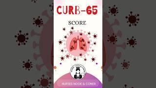 CURB-65 - Pneumonia severity score    #shortsvideo #shorts #medico #pneumonia #nhs