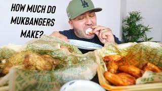 WINGSTOP MUKBANG + how to start a mukbang channel