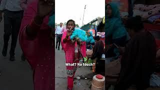 Angry Lady Tells Me to Go in Delhi, India 